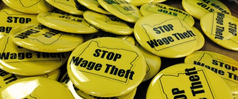 Stop Wage Theft buttons