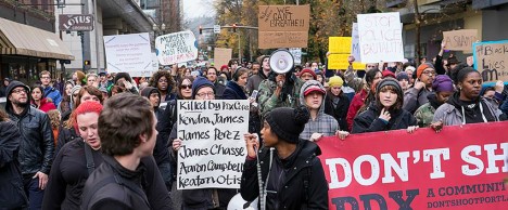 Portland protesters follow the lead of a Black organizer