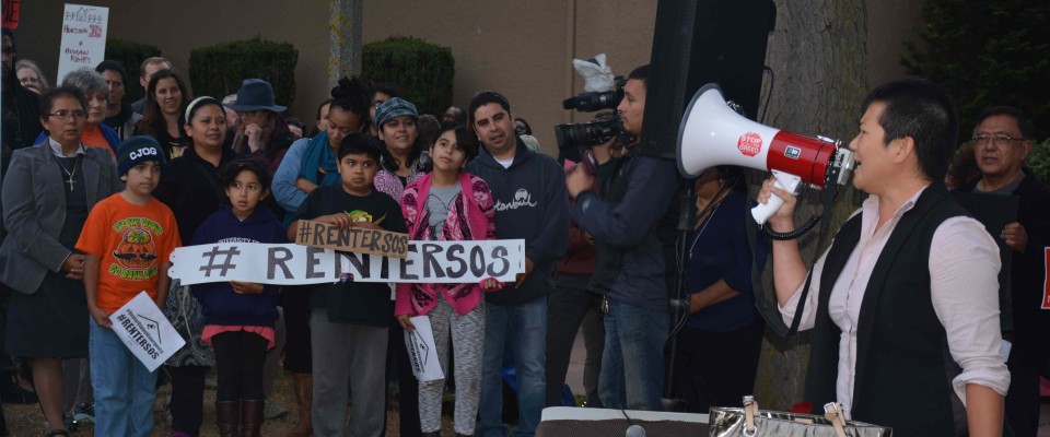 Community Alliance of Tenants rally.